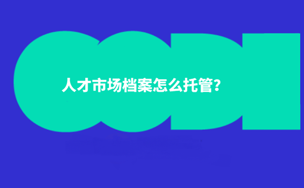 西安市新城区人才服务中心档案托管流程？