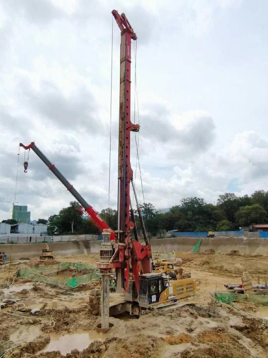 广东旋挖钻机培训基地三一重载截齿筒钻