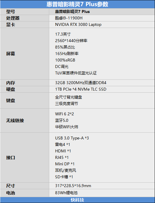 i9-11900H绝配RTX 3080 游戏本巅峰王者！