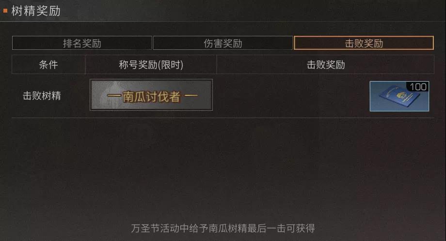 |《明日之后》南瓜树精奖励一览