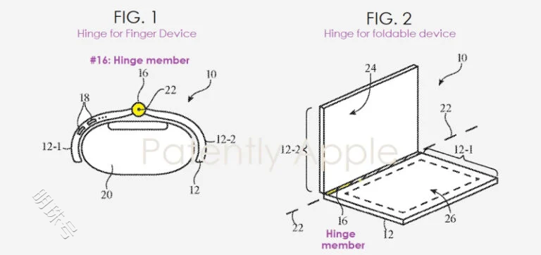 苹果新型铰链专利曝光：可折叠iphone