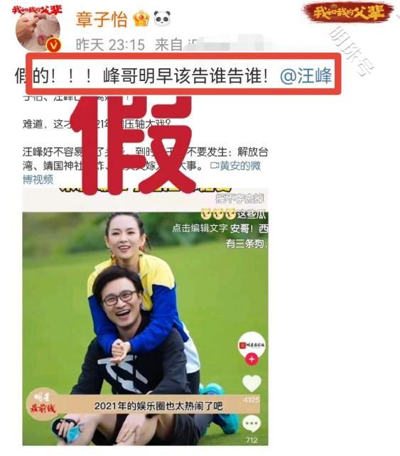 章子怡否认离婚传闻，网友：造谣没底线