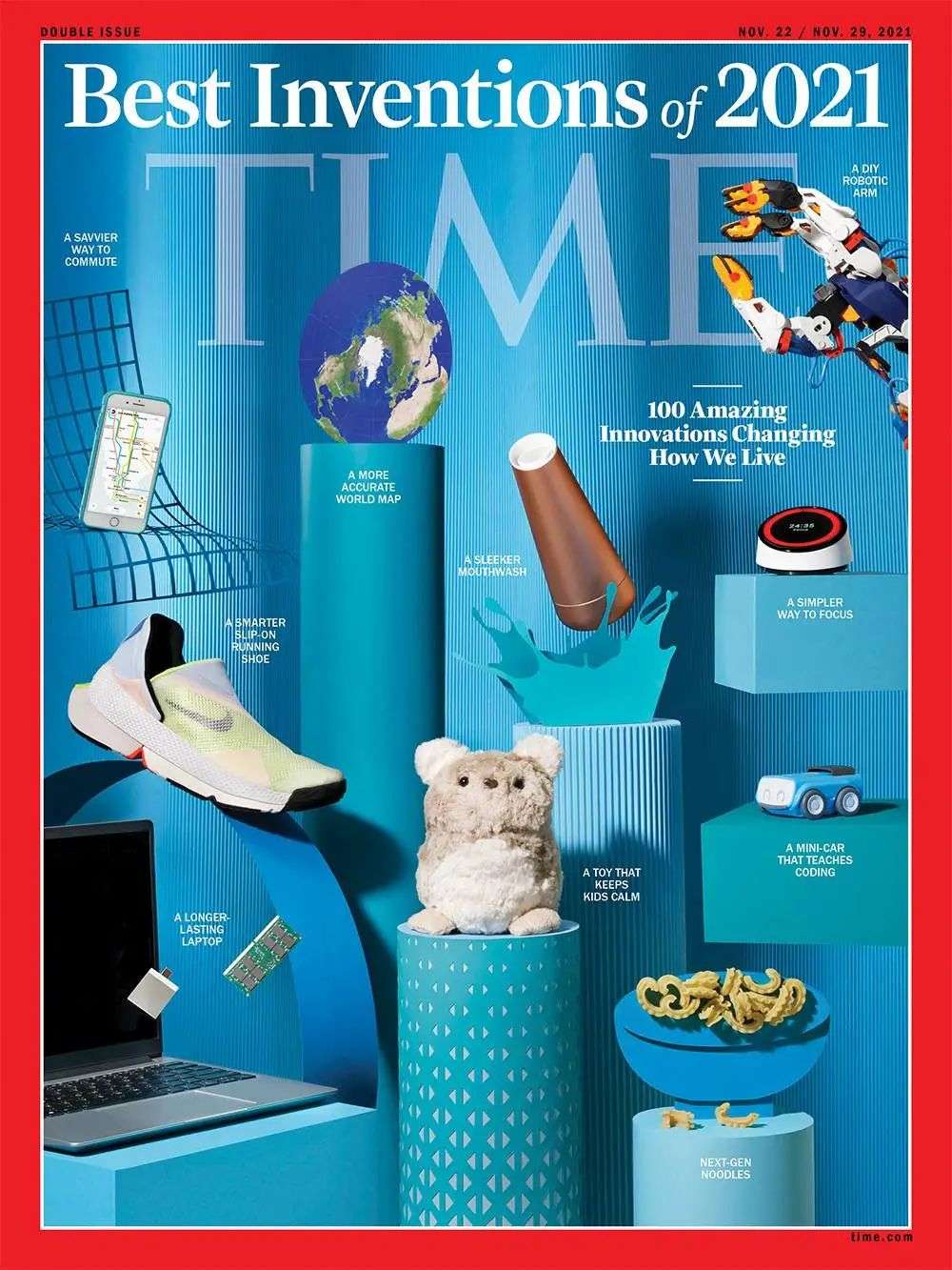 《时代周刊》2021年「100项最佳发明」杂志封面
