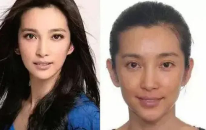 女明星素颜和妆后差别有多大，李冰冰让人不敢直视