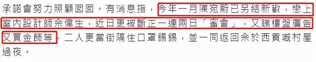 陈宛蔚丈夫去世一年后被曝有新恋情，男方身份被扒，引发网友热议