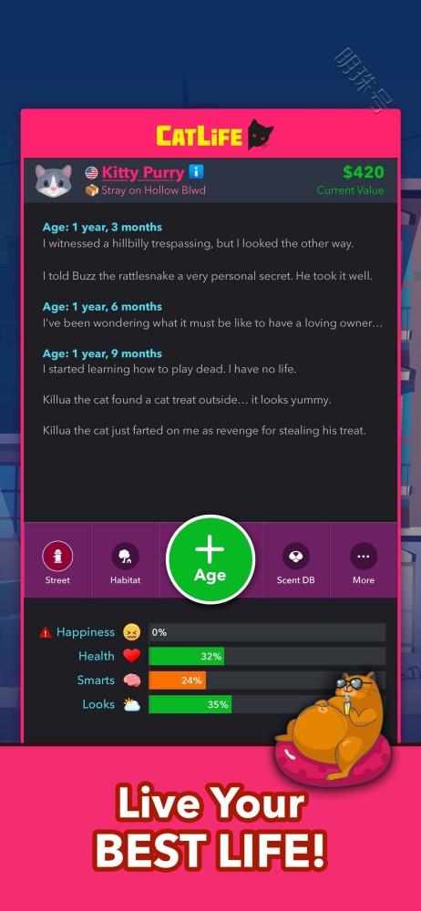 candywriter推出文字模拟游戏《catlife》