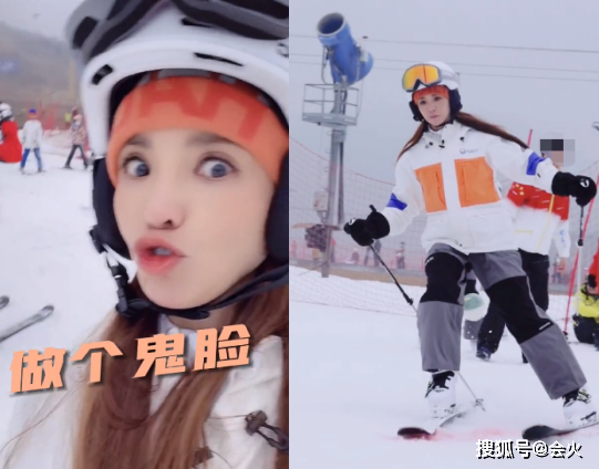 央视主持人朱迅晒滑雪视频，被赞“冰雪女王”