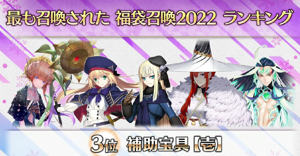 fgo：2022新春福袋抽卡人数no.3，无脑抽这三个卡池不