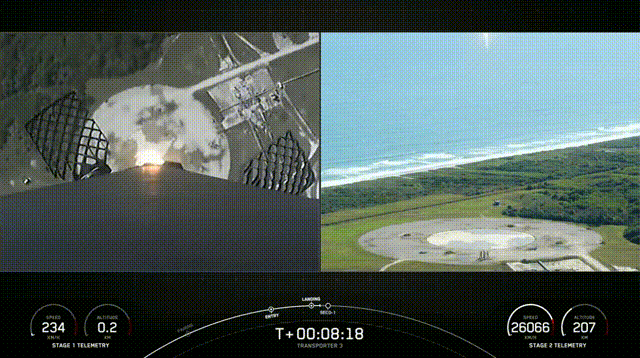 spacex成功执行“十手火箭”发射任务