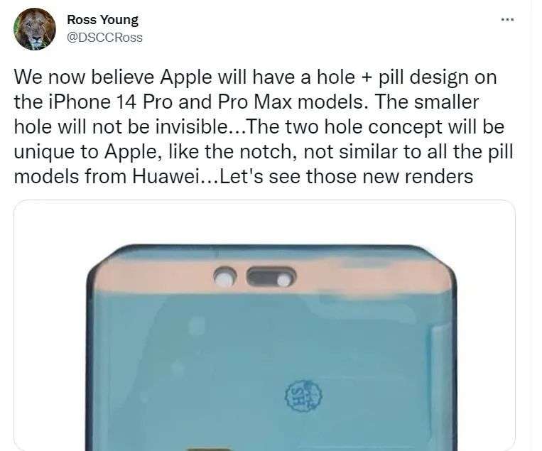 iphone14或将采用挖孔设计，网友直言每年都没换新机