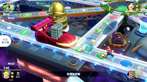 switch《超级马里奥聚会：超级巨星》连续四周登顶