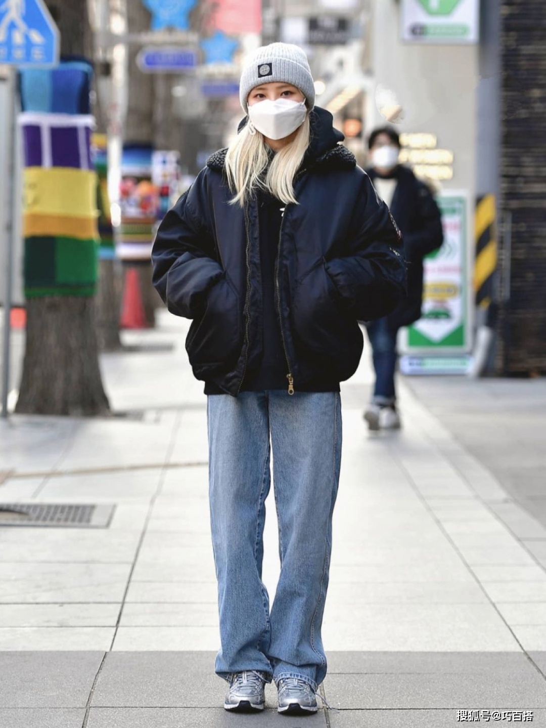韩国素人小姐姐的穿搭，冬季穿搭棉服穿搭，时髦又洋气