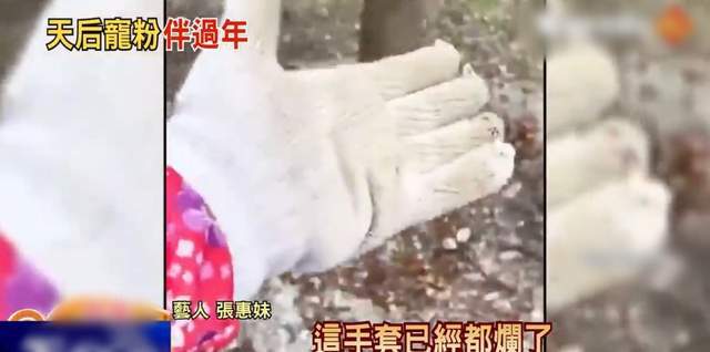 张惠妹春节陪家人下地干农活，不仅徒手搬石头，还夸赞雨靴很酷