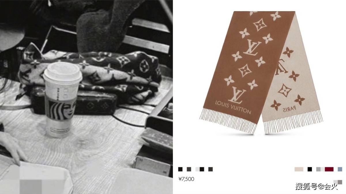 刘亦菲分享工作照片，一条围巾就价值七千五百