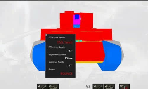 《坦克世界》正面等效装甲优点和缺点