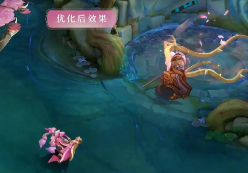 |苍穹之光和龙骑士蔷薇恋人皮肤优化前后对比