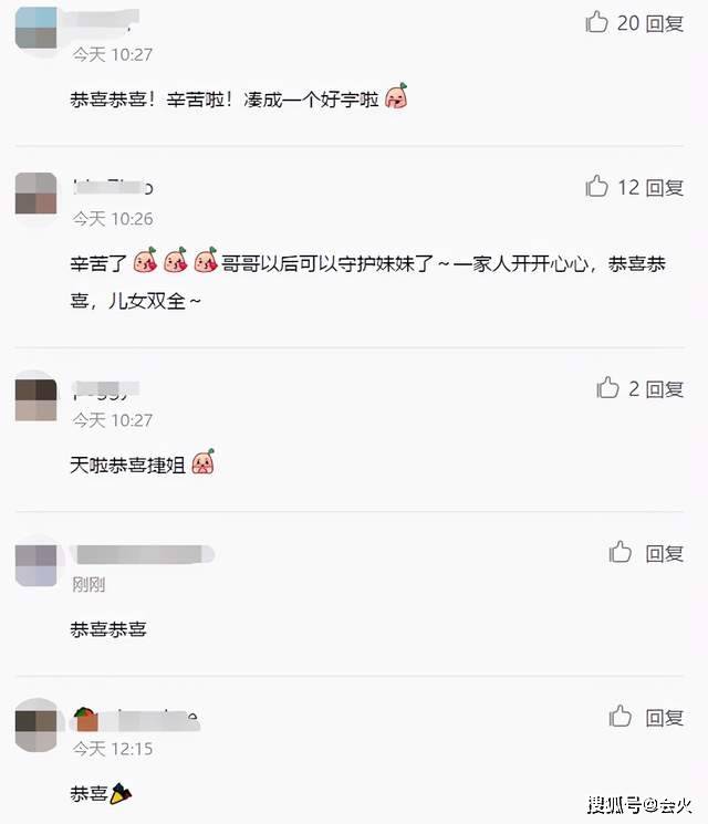 体操女神周捷产下二胎，网友：这下得偿所愿了