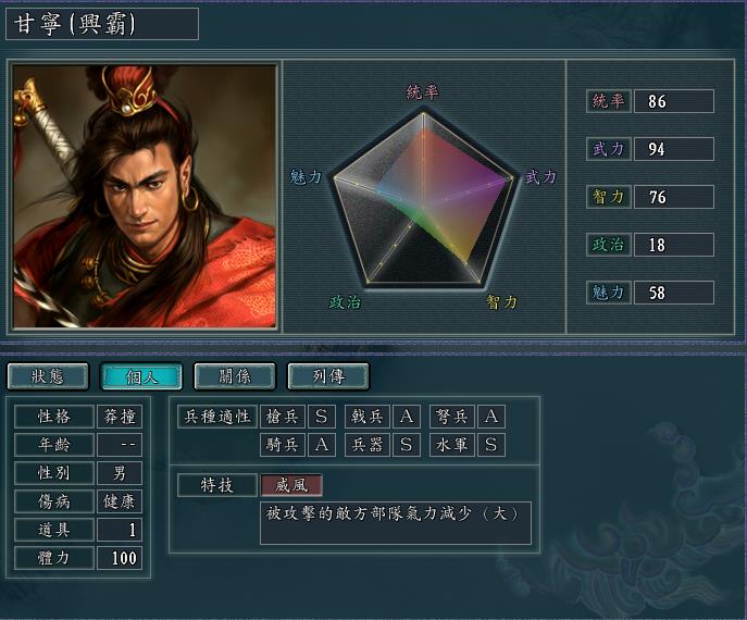 三国志11-盘点东吴势力的五位王牌战将，锦帆贼甘宁无争议上榜