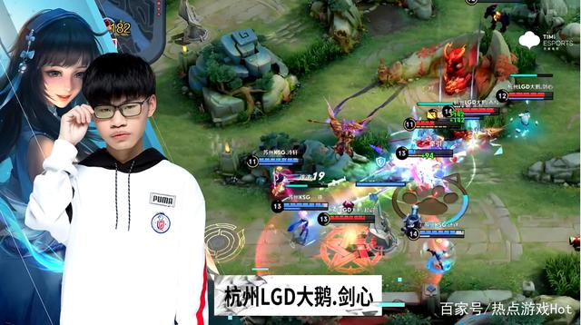 王者荣耀：lgd大鹅3:1战胜ksg，亲手将ksg送回了家