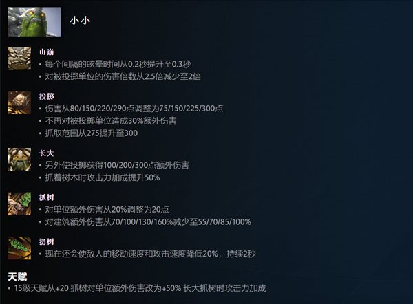 《dota2》7.31版本更新：德鲁伊、小小、米波成新宠