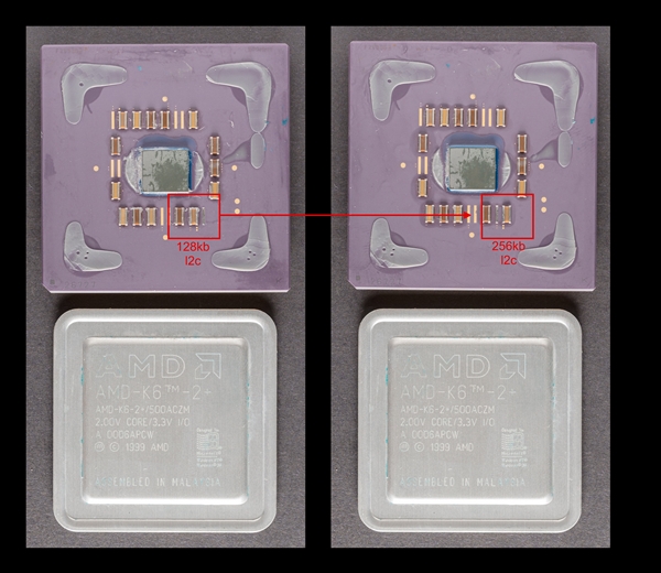 amdk6-2+处理器隐藏一半二级缓存