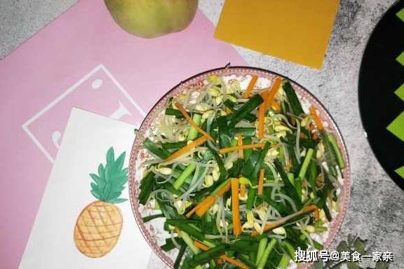 豆芽和韭菜搭配，既营养有美味，不仅清热解毒，还能美容瘦身