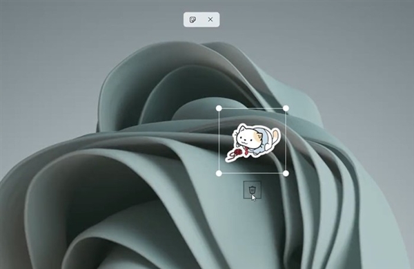 Win11桌面升级：全新玩法桌面贴纸上手体验