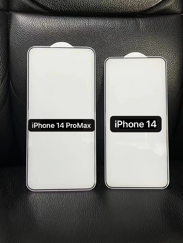 数码博主曝光iphone14系列两款机型贴膜