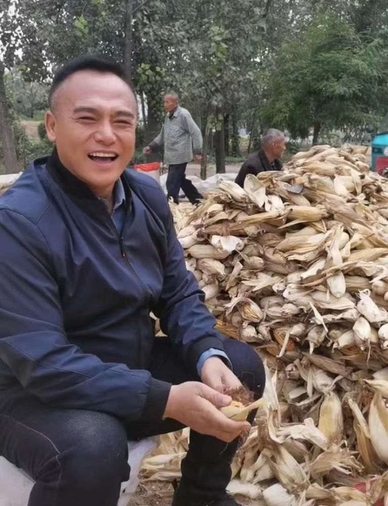 50岁戏骨黑子没戏拍回乡种地，在烈日下手拿锄头，种蚕豆