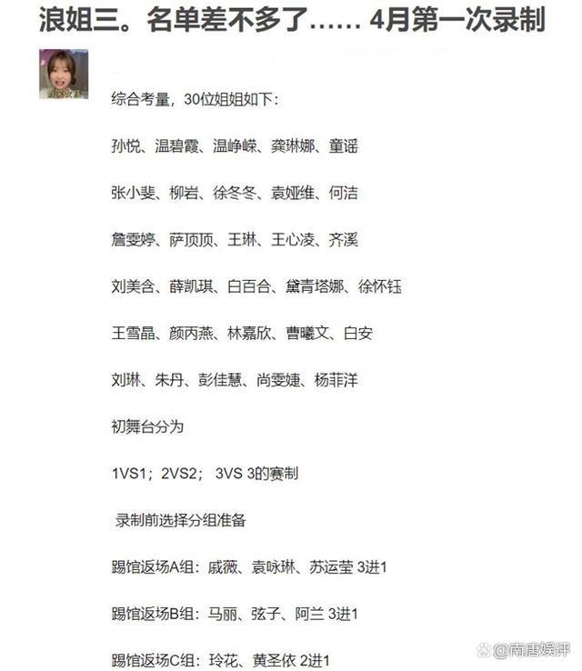 芒果台或又在试探观众的底线，曝韩女星将参加浪姐3，黑历史被扒