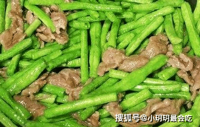 豆角炒牛肉，脆嫩爽口，牛肉滑嫩美味，家常快手