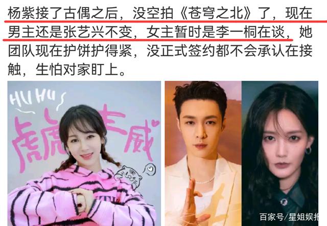 杨紫要演《长相思》？网传男主还是张晚意，原著女主官配却是男二