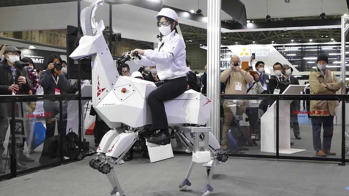 川崎重工开发四足步行机器人
