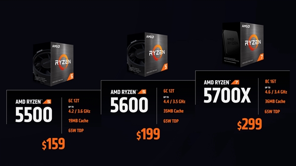 AMD锐龙新U六连发：Zen3+Zen2齐上阵、价格低至99