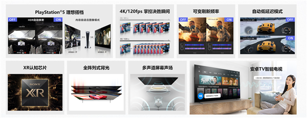 PS5绝配！索尼X90K系列4K游戏电视开售