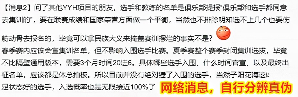 王者荣耀：亚运会集训名单曝光，20名选手来源问题