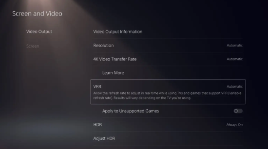 PS4、PS5系统更新今日上线 VRR功能几个月后推出