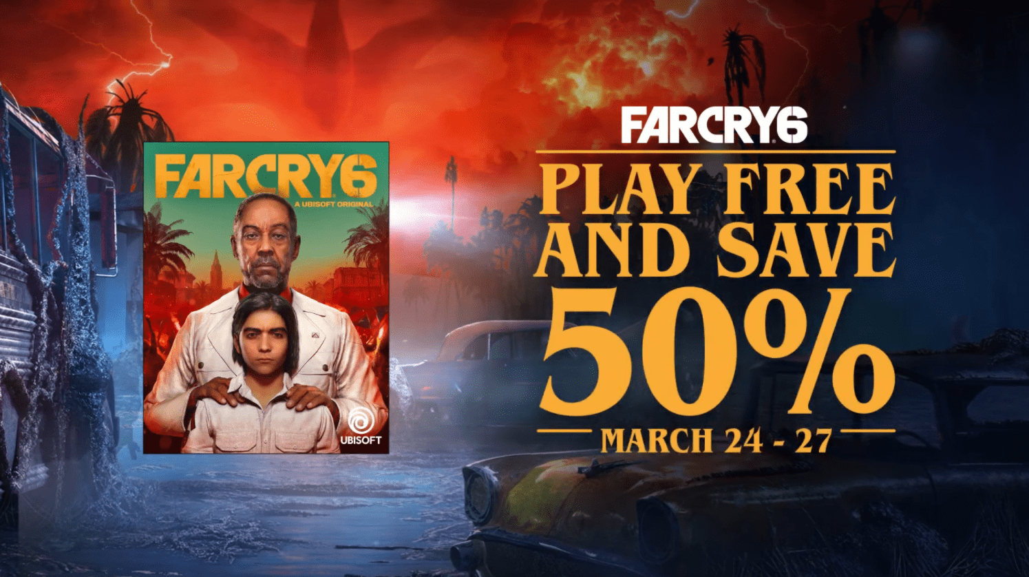 《farcry6》周末免费玩活动3月24日至27日