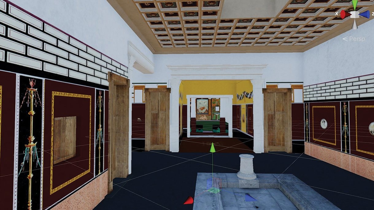 考古学家用VR重建庞贝古城希腊警句之屋 再现古罗马建筑之美