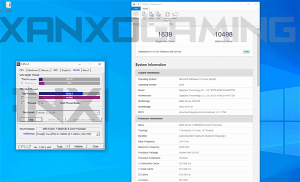 100MB缓存怪物！锐龙7 5800X3D偷跑测试：性能提升