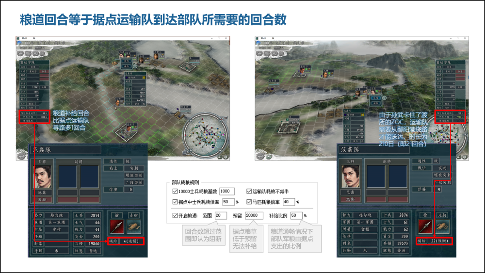 |三国志11sire2.03新版本粮道系统断粮道系统介绍