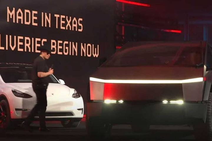 |特斯拉升级版cybertruck亮相德州austin