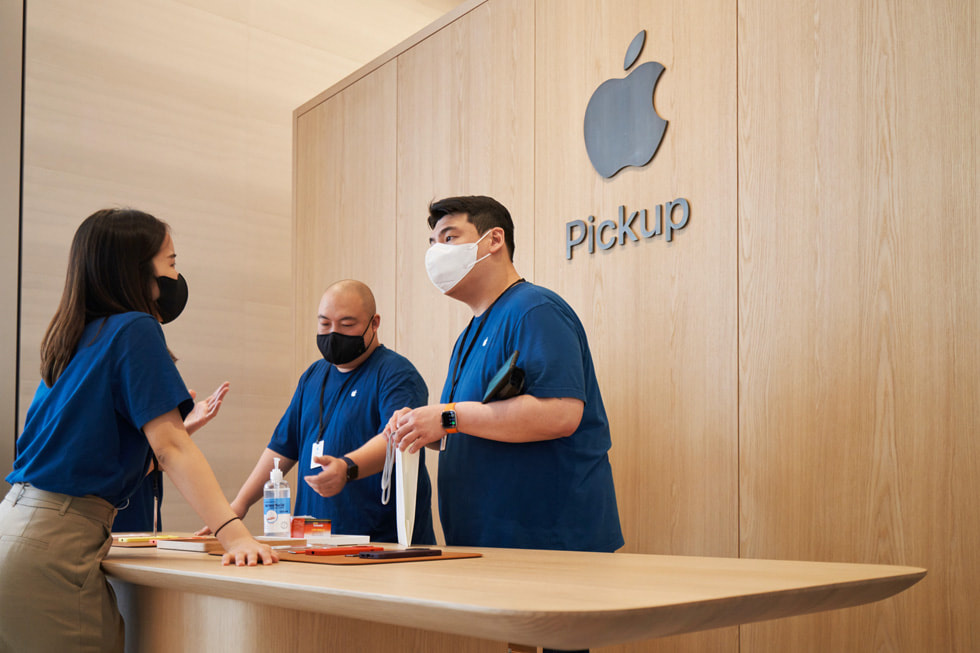 苹果明洞最新applestore照片周六开业
