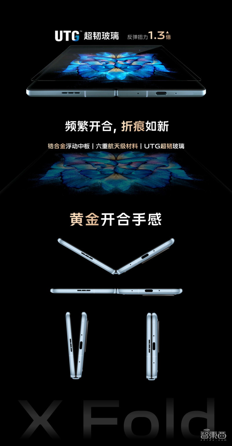 vivo发首款折叠屏手机，能折30万次用10年不坏