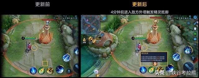 |王者荣耀s27赛季三技能调整：防御塔前期增加精灵保护