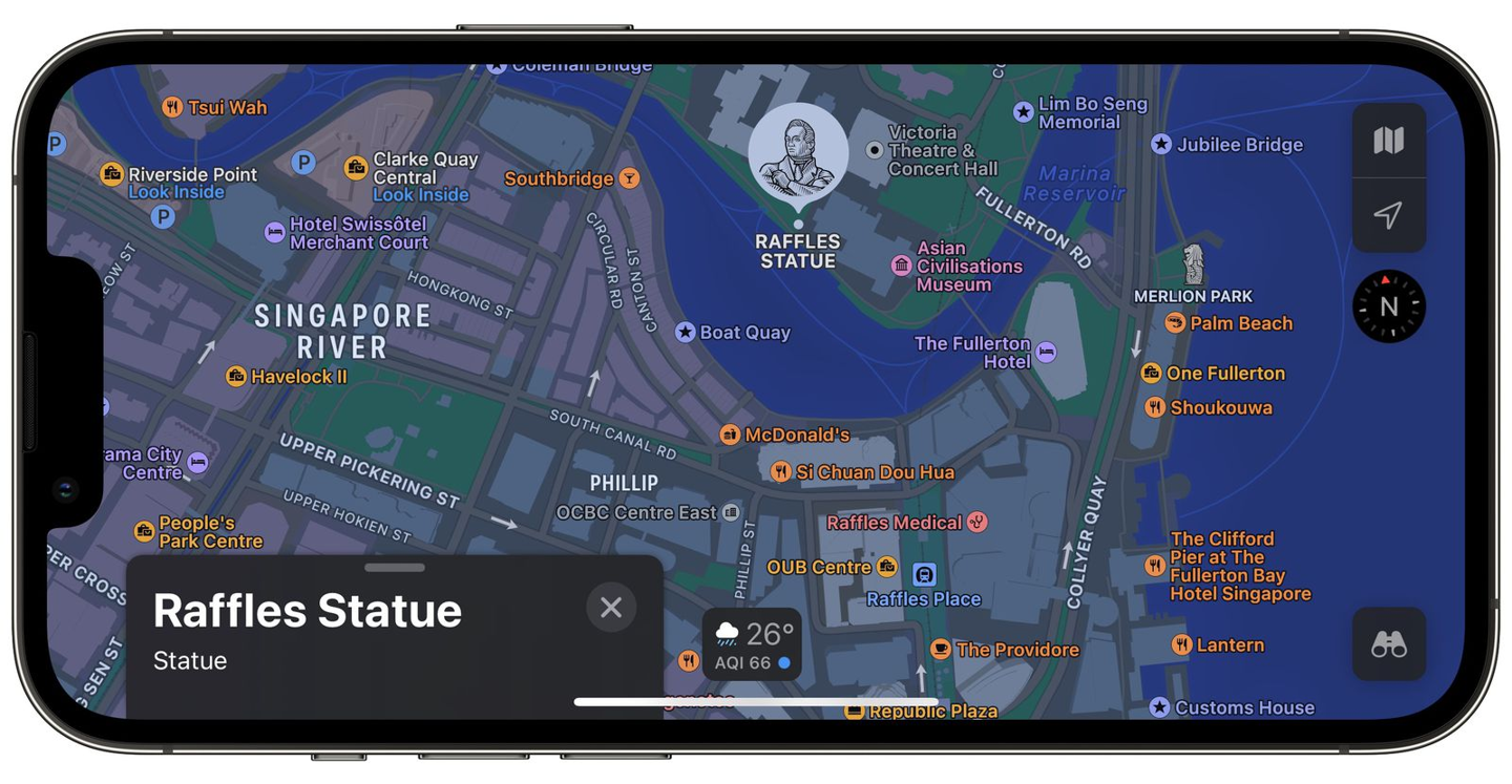 苹果地图扩展至德国、新加坡