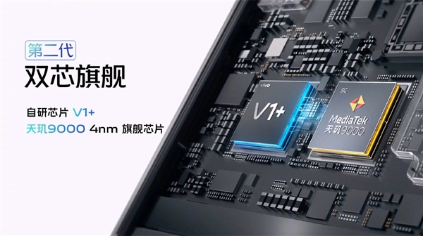 天玑9000双芯王者！vivo X80配备V1+自研芯片