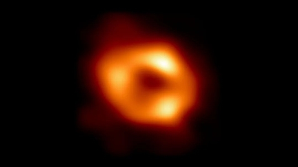 银河系中心超大质量黑洞人马座a*照片