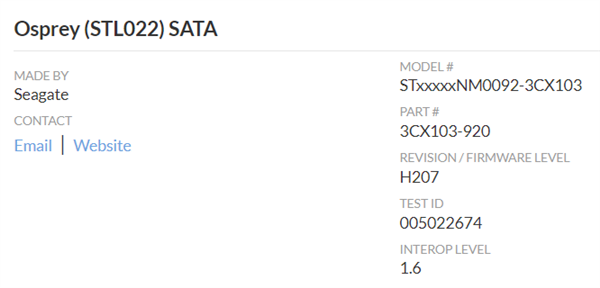 希捷新款22tb硬盘通过sata-io认证