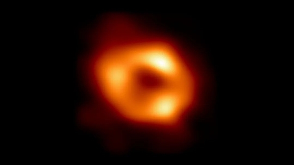 nasa公布银河系中心黑洞照片，原始频率提高14.4亿亿倍